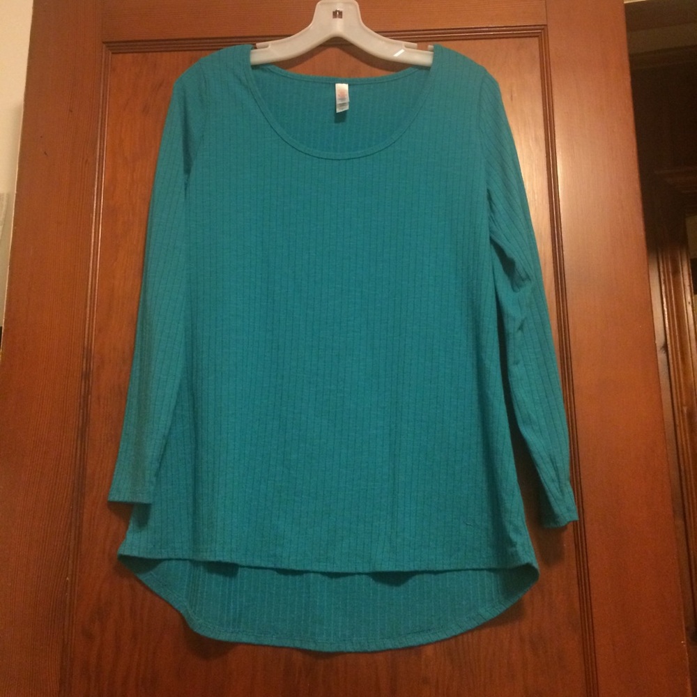 Lularoe teal Lynnae EUC